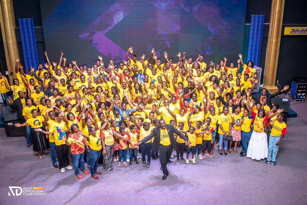 Congregation in worship